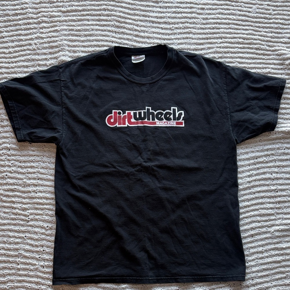 Vintage, Black Graphic Tee for Men